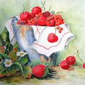 FRUITS DE SAISON - aquarelle