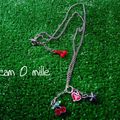 collier cerise