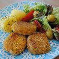 Croquettes au thon, carotte & courgette