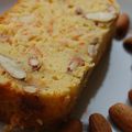 Dans ma lunch box: cake salé carotte, orange, amandes