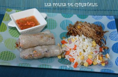 Nems au poulet (Thermomix ou pas )