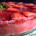 CHEESECAKE À LA FRAISE