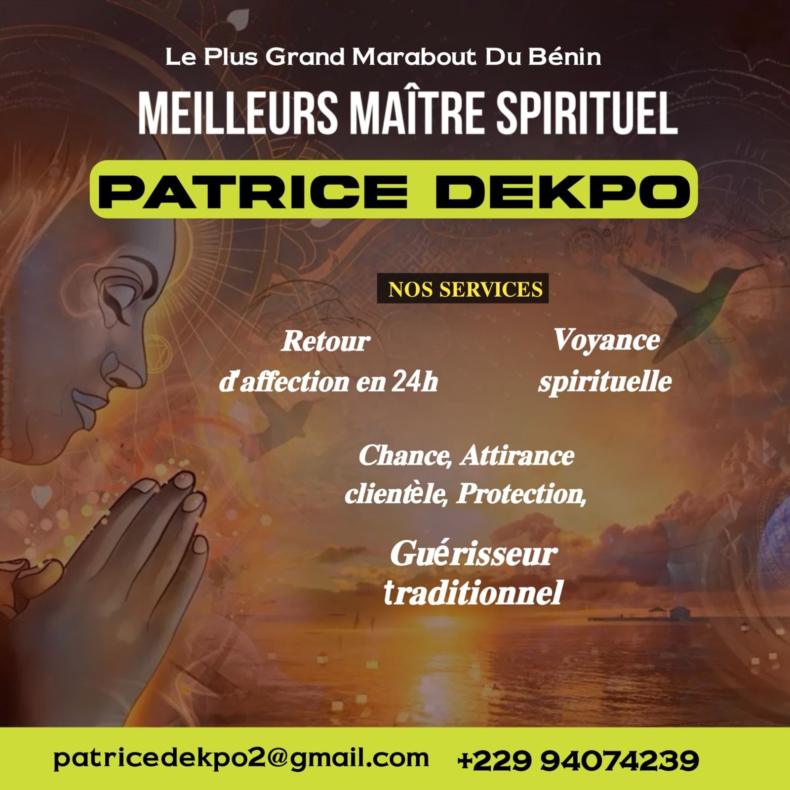meilleur marabout vaudou à Bordeaux, Toulouse, Poitiers, Limoges, Lyon et île de la Réunion