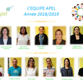 Trombinoscope de l'équipe apel 2018-2019