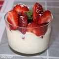 Mousse de mascarpone aux fraises