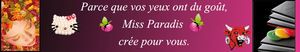 Miss Paradis compositions de bonbons