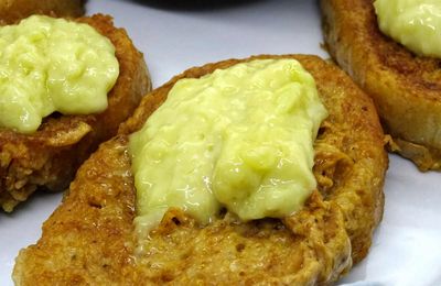 Pain perdu à la soupe de poissons