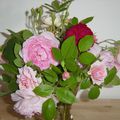 Un bouquet de roses de mon jardin