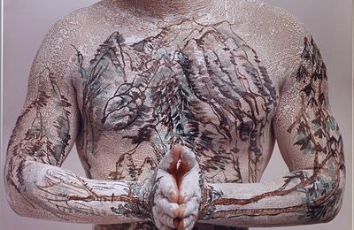 HUANG Yan, Chinese landscape - Tattoo (Number 4), 1999