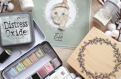 Une carte hivernale toute douce...