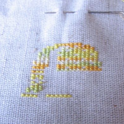 Essai de couleur et de toile