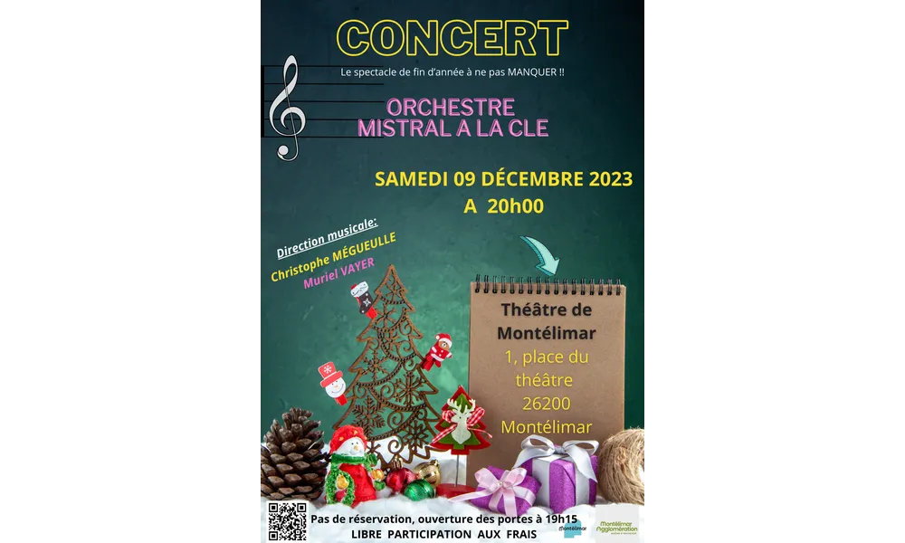 Venez nombreux fêter Noël avec Mistral à la clé !