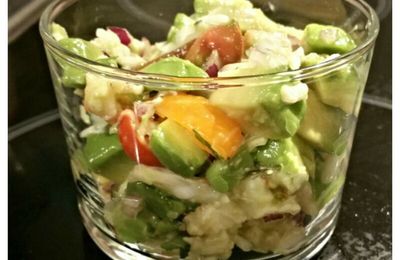 verrine fraîcheur au crabe