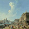 Giovanni Battista Cimaroli, The Riva degli Schiavoni, Venice,... & The Piazzetta San Marco, Venice,...