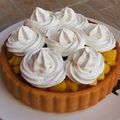 Tarte-gâteau à la mangue caramélisée (et crème fouettée à la vanille)