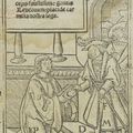 Nicolas Volcyr remettant son "Collectaneorum Poligraphi libellus" au prince François (1523)