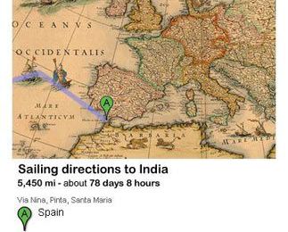 Google maps a plus de 517 ans ...