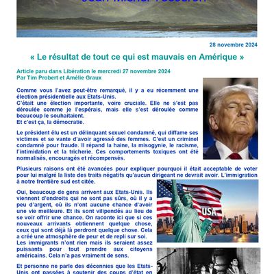 Le résultat de tout ce qui est mauvais en Amérique