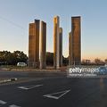 Rond-point à Kliptown (Afrique du Sud)