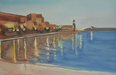 Collioure - Aquarelle - 28 x 21 - 09/2015