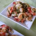 Gambas sautées au pastis