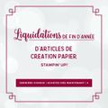 Liquidations de fin d'année - 03 décembre 2019 au 02 janvier 2020