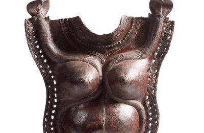 Pectoral du culte Bhuta (Bhûta). Inde, Tulu Nadu (Nord Kerala, Sud Karnataka) ca XIXe siècle