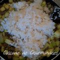 Gratin courgettes champignons