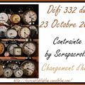 Défi 332 du 23 Octobre 2017 - Cartes de Gribouillette, Mimi, Natyf27, Cécile R