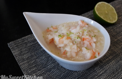 Risotto de crevettes au lait de coco