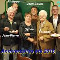 Anniversaires été 2015