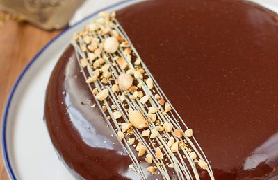 Le Chocahuète - entremets chocolat - caramel - cacahuète (façon Snickers®)