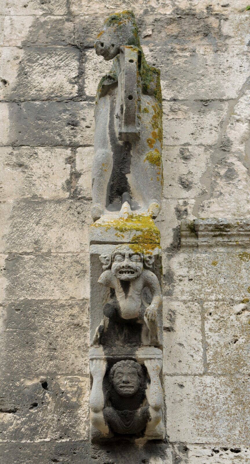 Chartres, cathédrale, extérieur, gargouille. (28)