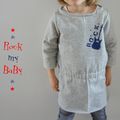 Rock my Baby... en molleton gris chiné