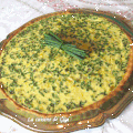 Quiche à la courgette jaune