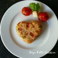 Coeurs fondants légers aux tomates, aux oignons, parfumés à la coriandre