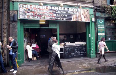 Borough market & le Posh Banger Boys