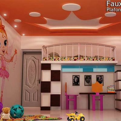 Faux plafond chambre enfants