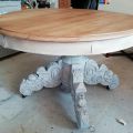 ancienne table ovale