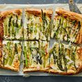 TARTE PRINTANIERE AUX ASPERGES