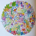 Coloriage 1 - océan perdu - Mandala Poissons