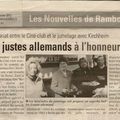 Les justes allemands à l'honneur