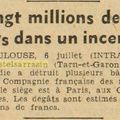 1948 : un incendie à Castelsarrasin