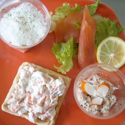 Noël: feuilletés saumon ricotta