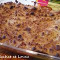 Crumble pommes et confiture de lait