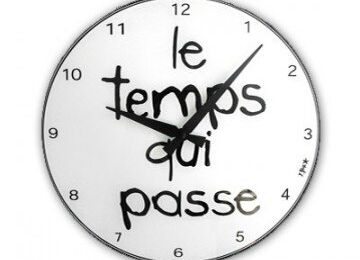 Et quand l'horloge tourne.... 