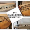 DIY un calendrier perpétuel en bois