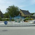 Rond-point à Etel