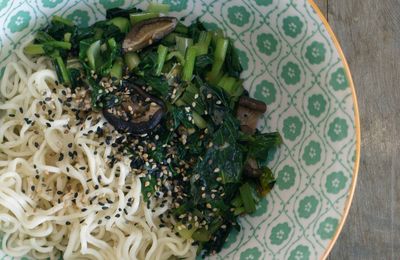 Sauté de bok choy et shiitake