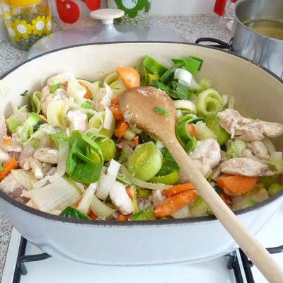 La cocotte de Mémé : blanquette de poulet